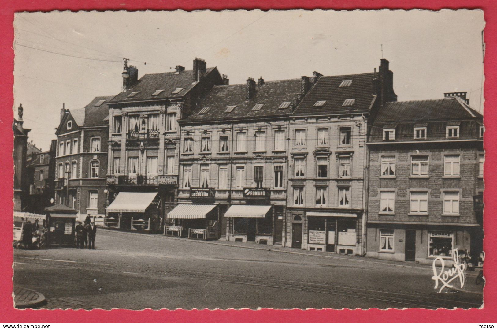 Dison - Place Du Marché ... Café ... Bières Caulier Et Le Coq D'Or ( Voir Verso ) - Dison