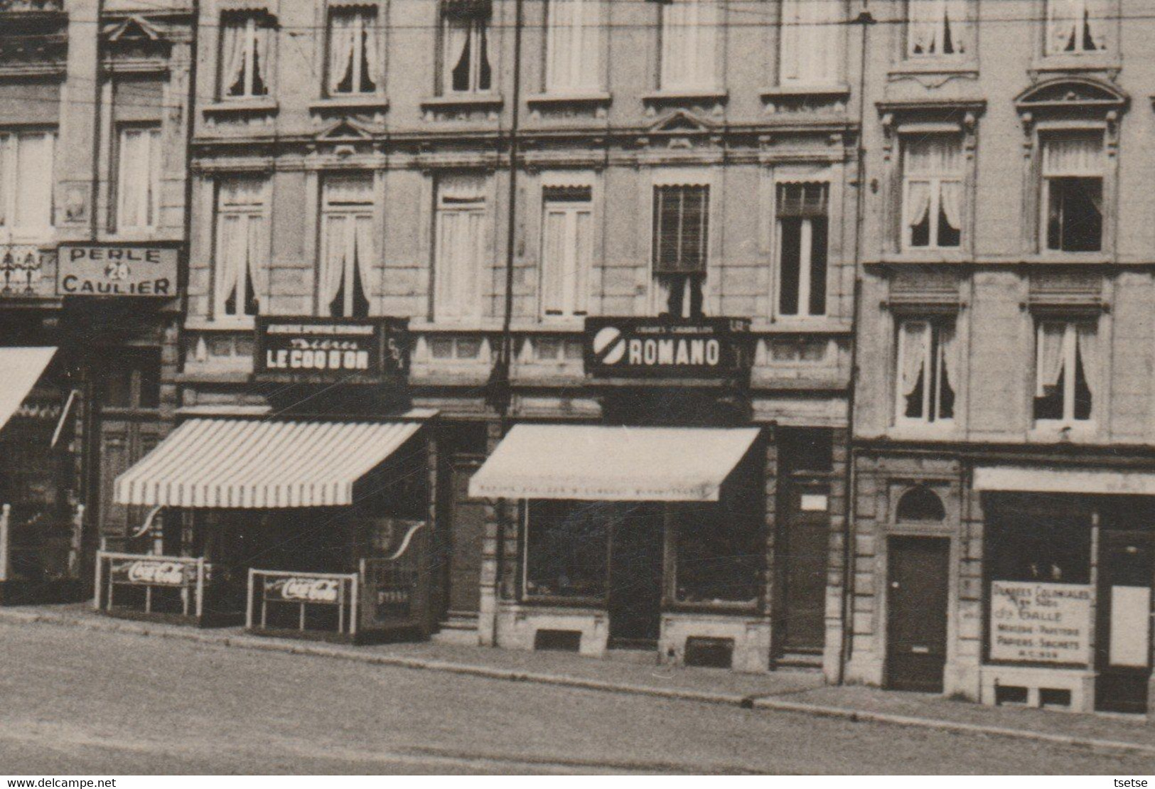 Dison - Place Du Marché ... Café ... Bières Caulier Et Le Coq D'Or ( Voir Verso ) - Dison