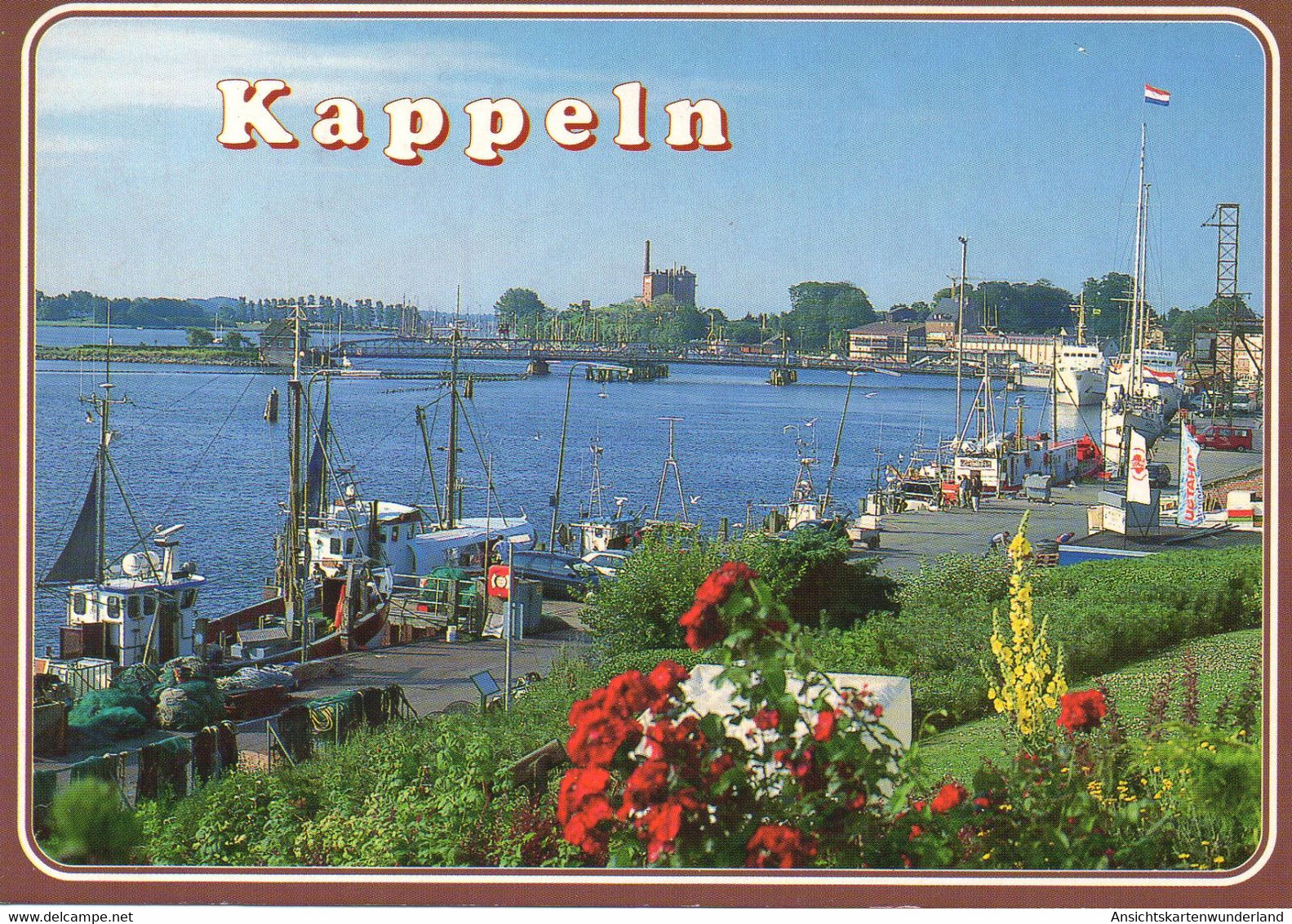 011895  Kappeln - Blick Auf Hafen Und Brücke - Kappeln / Schlei