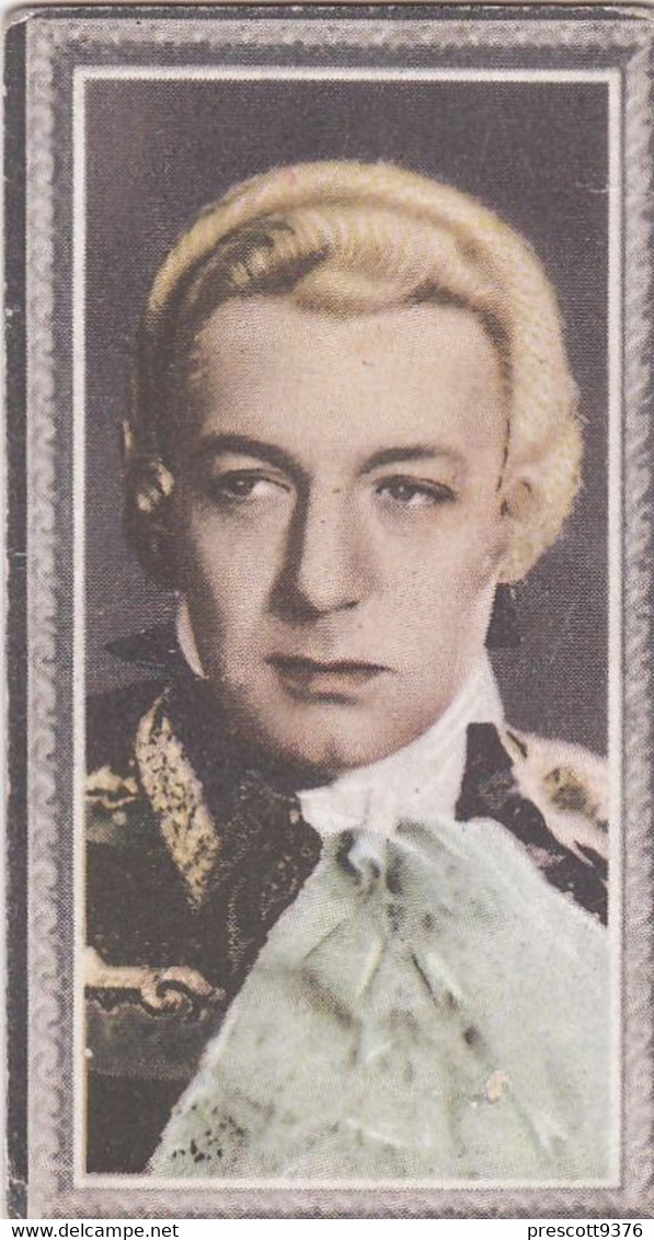 40 Clive Brook - Stars Of The Screen 1936 - Original Phillips Cigarette Card - Film- Coloured Photo - Phillips / BDV