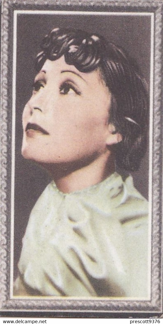 42 Luise Rainer - Stars Of The Screen 1936 - Original Phillips Cigarette Card - Film- Coloured Photo - Phillips / BDV