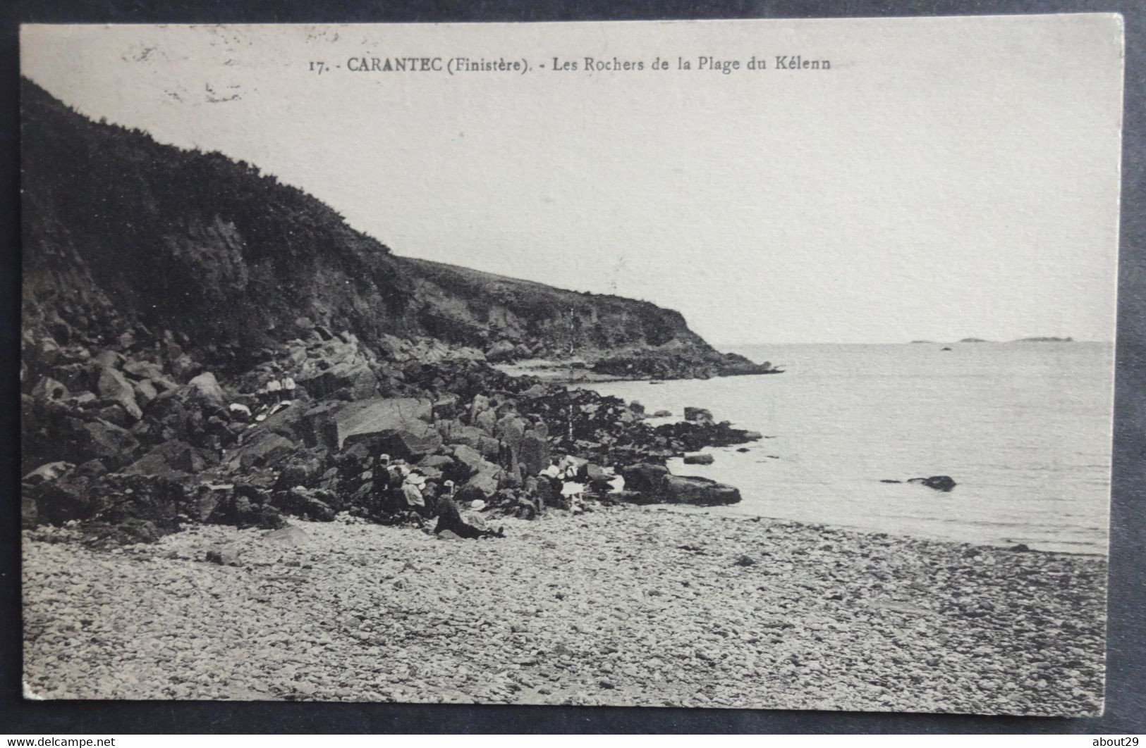 CPA 29 CARANTEC - Les Rochers De La Plage Du Kelenn - Edit JP 17 - Réf. J 271 - Carantec