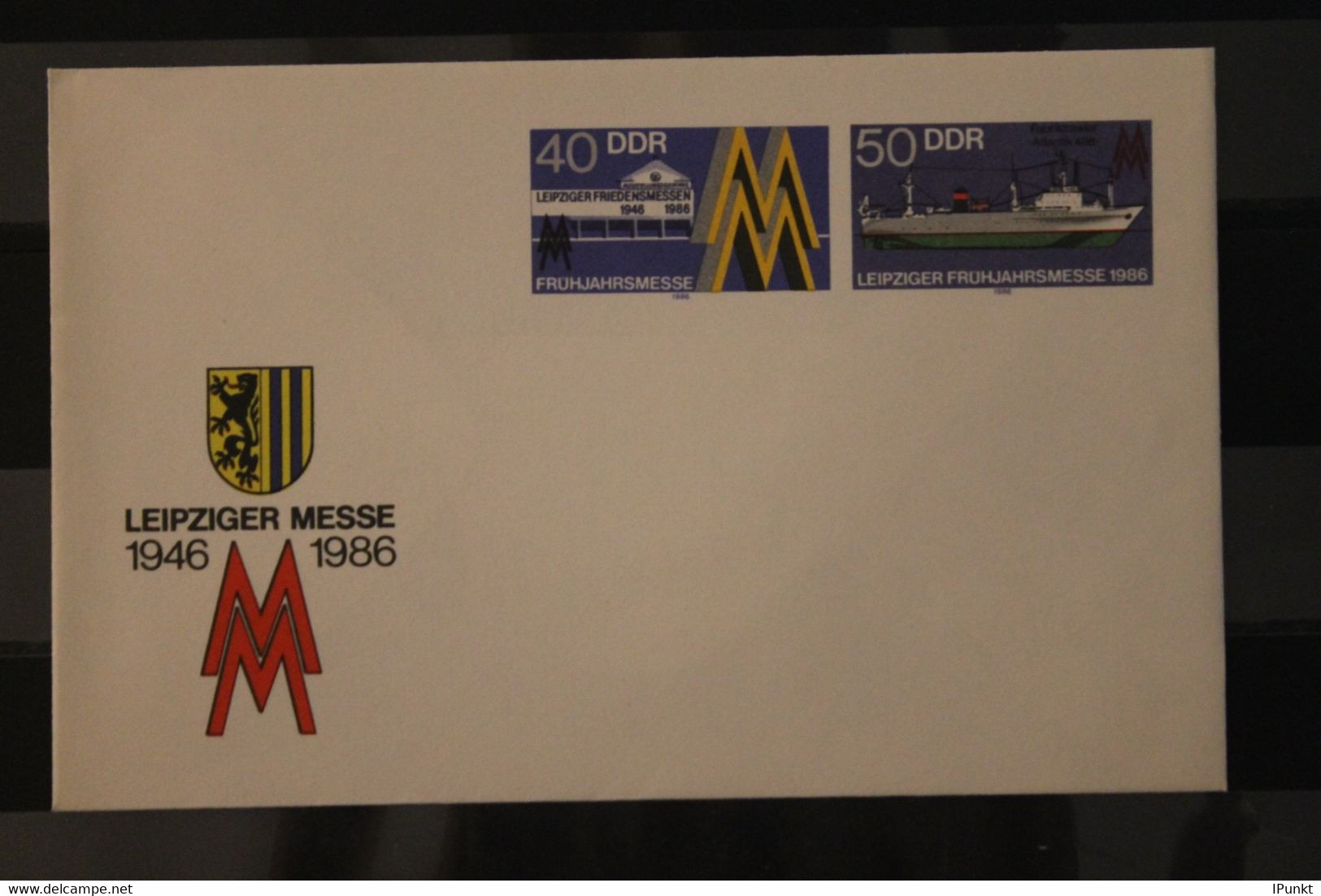 DDR 1986, Ganzsache U 4; Leipziger Messe - Enveloppes - Neuves