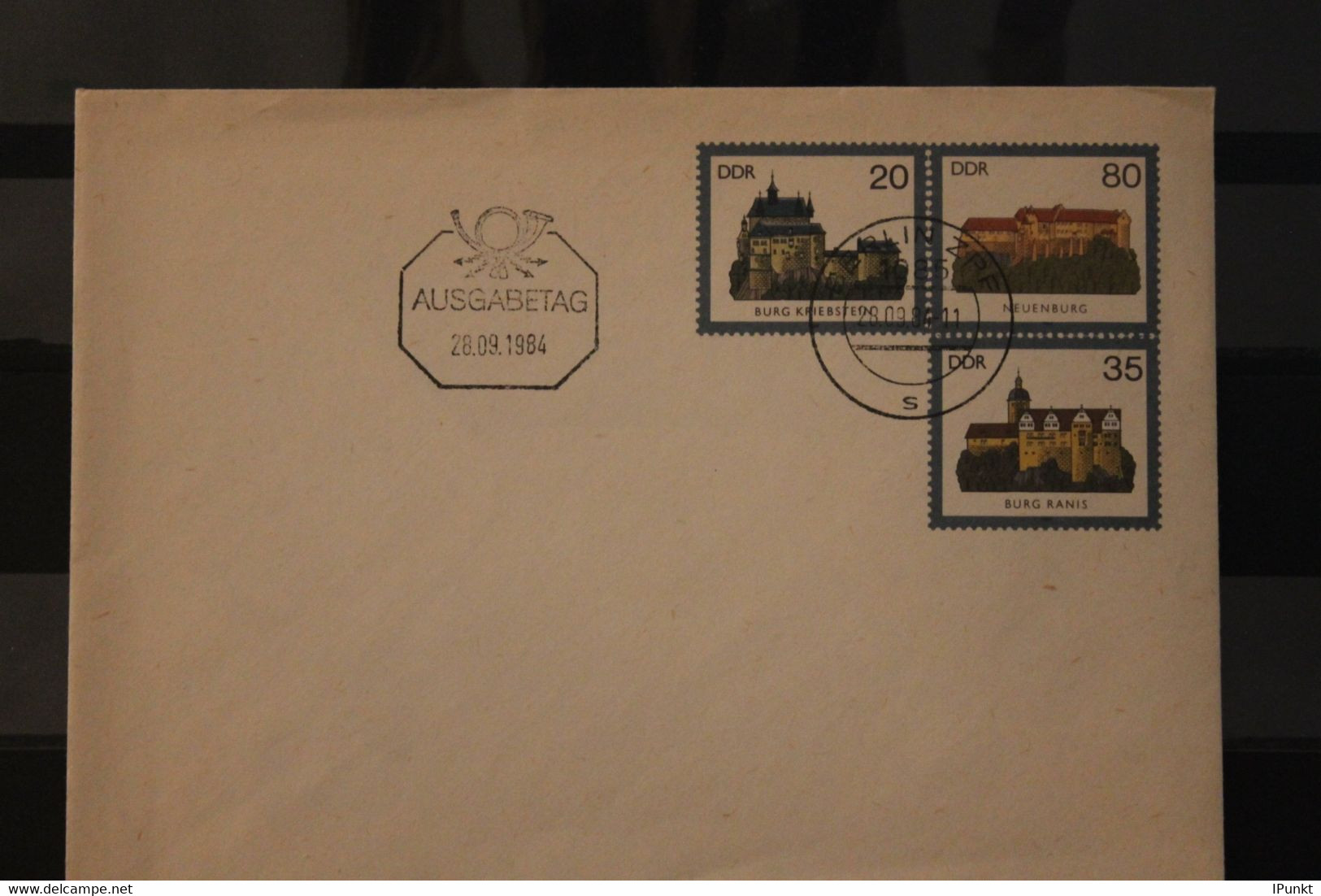 DDR 1984, Ganzsache Burgen Der DDR; U 1, EST - Cartes Postales Privées - Neuves