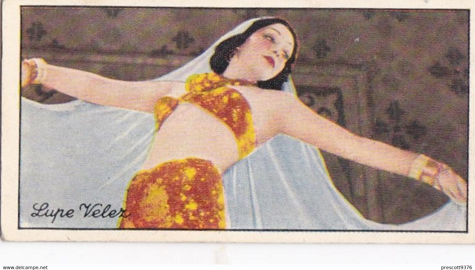 17 Lupe Velez  - Famous Film Stars 1935 - Original Carreras Cigarette Card - - Phillips / BDV