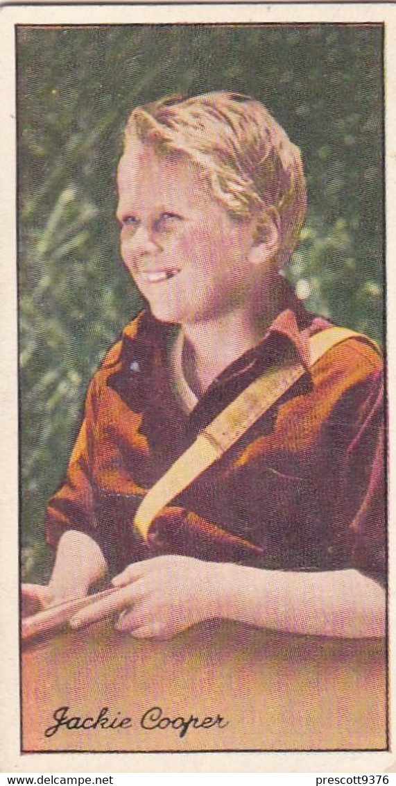 89 Jackie Cooper - Famous Film Stars 1935 - Original Carreras Cigarette Card - - Phillips / BDV