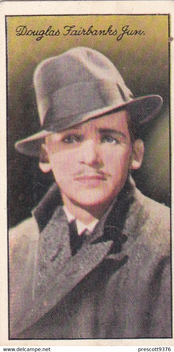 85 Douglas Fairbanks Jnr - Famous Film Stars 1935 - Original Carreras Cigarette Card - - Phillips / BDV