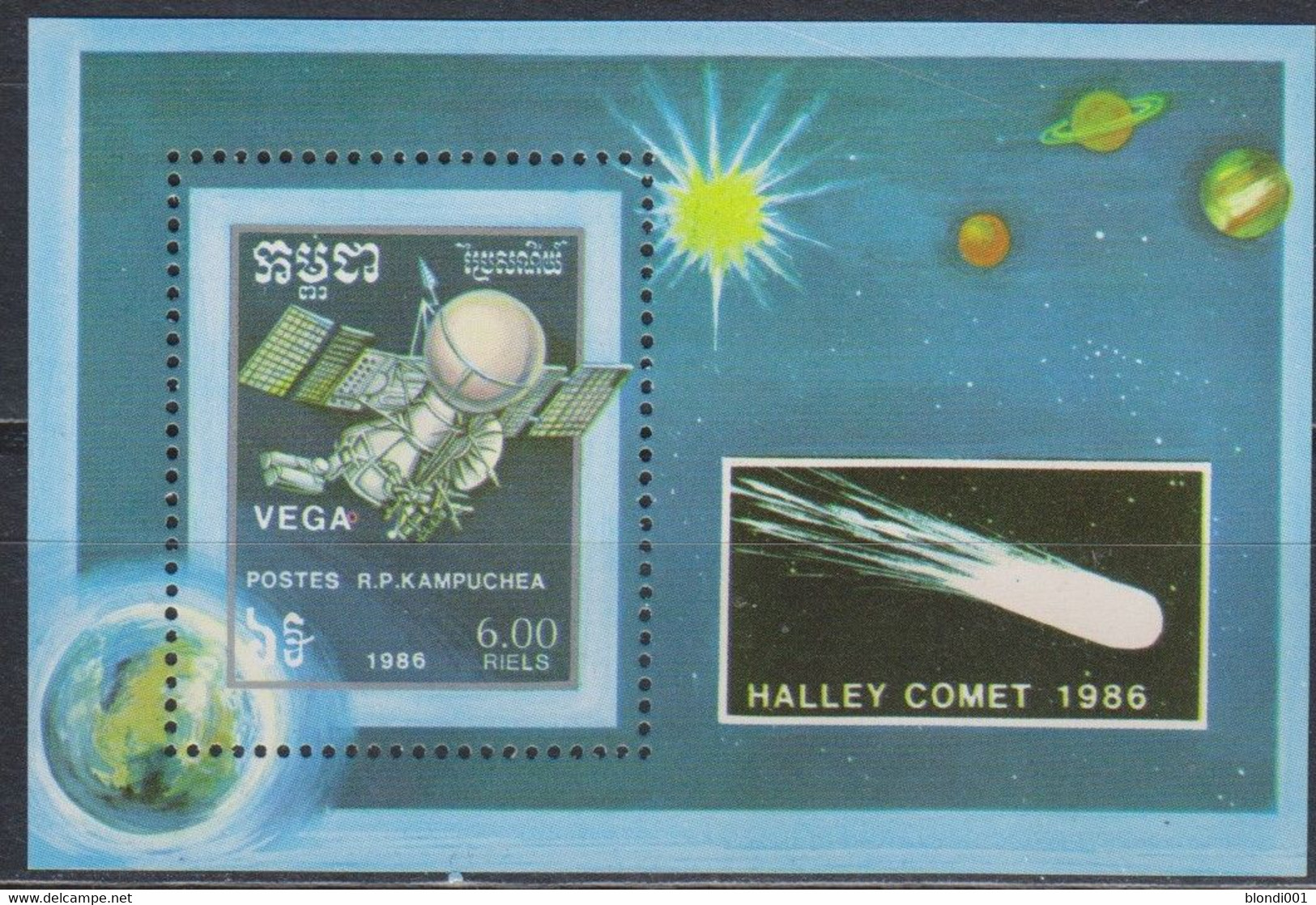 SPACE - Halley's Comet - LAOS - S/S MNH - Collections