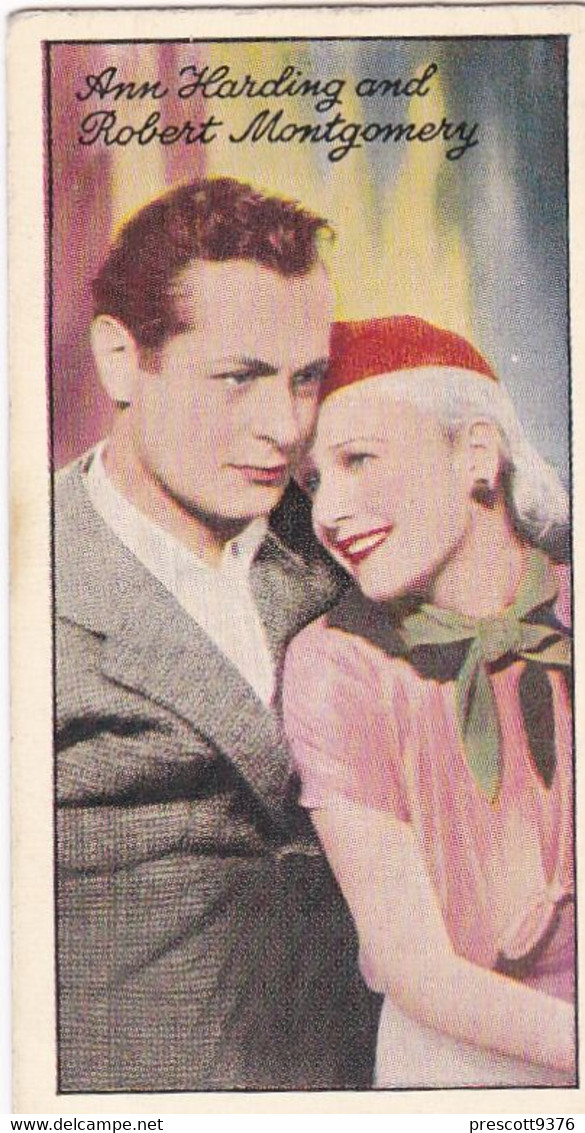 74 Robert Montgomery  - Famous Film Stars 1935 - Original Carreras Cigarette Card - - Phillips / BDV