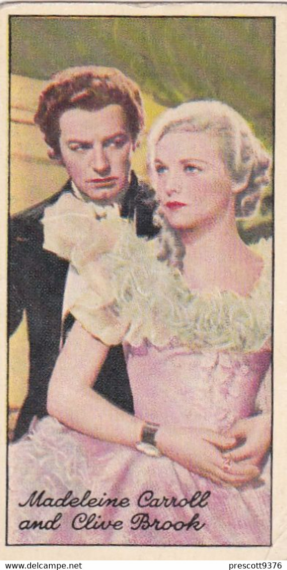 77 Clive Brook  - Famous Film Stars 1935 - Original Carreras Cigarette Card - - Phillips / BDV