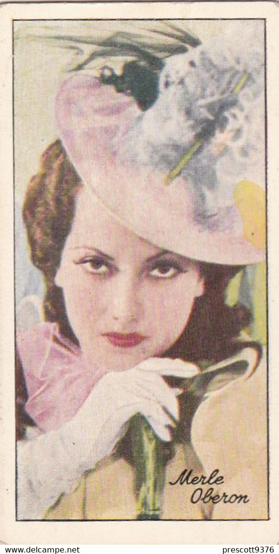 69 Merle Oberon - Famous Film Stars 1935 - Original Carreras Cigarette Card - - Phillips / BDV
