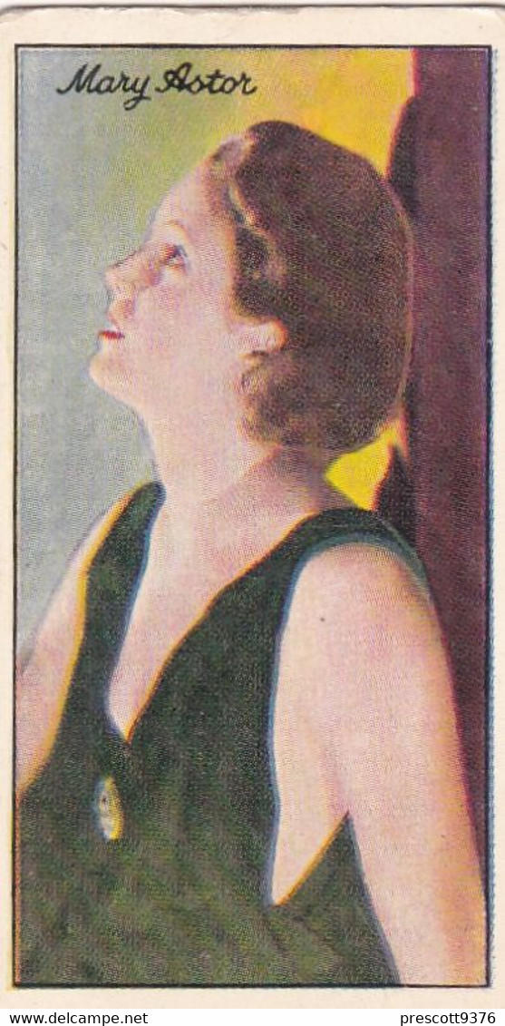 60 Mary Astor - Famous Film Stars 1935 - Original Carreras Cigarette Card - - Phillips / BDV