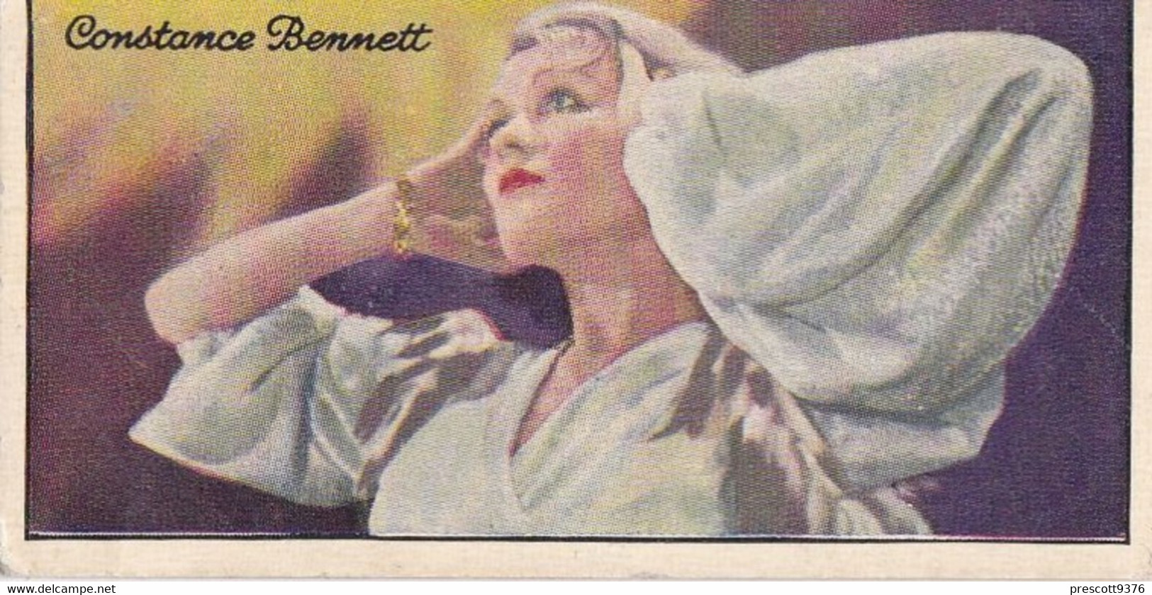 43 Constance Bennett - Famous Film Stars 1935 - Original Carreras Cigarette Card - - Phillips / BDV