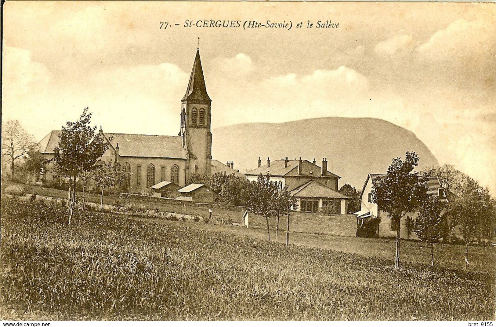 74 SAINT CERGUES LE SALEVE ET LA MAIRIE - Saint-Cergues