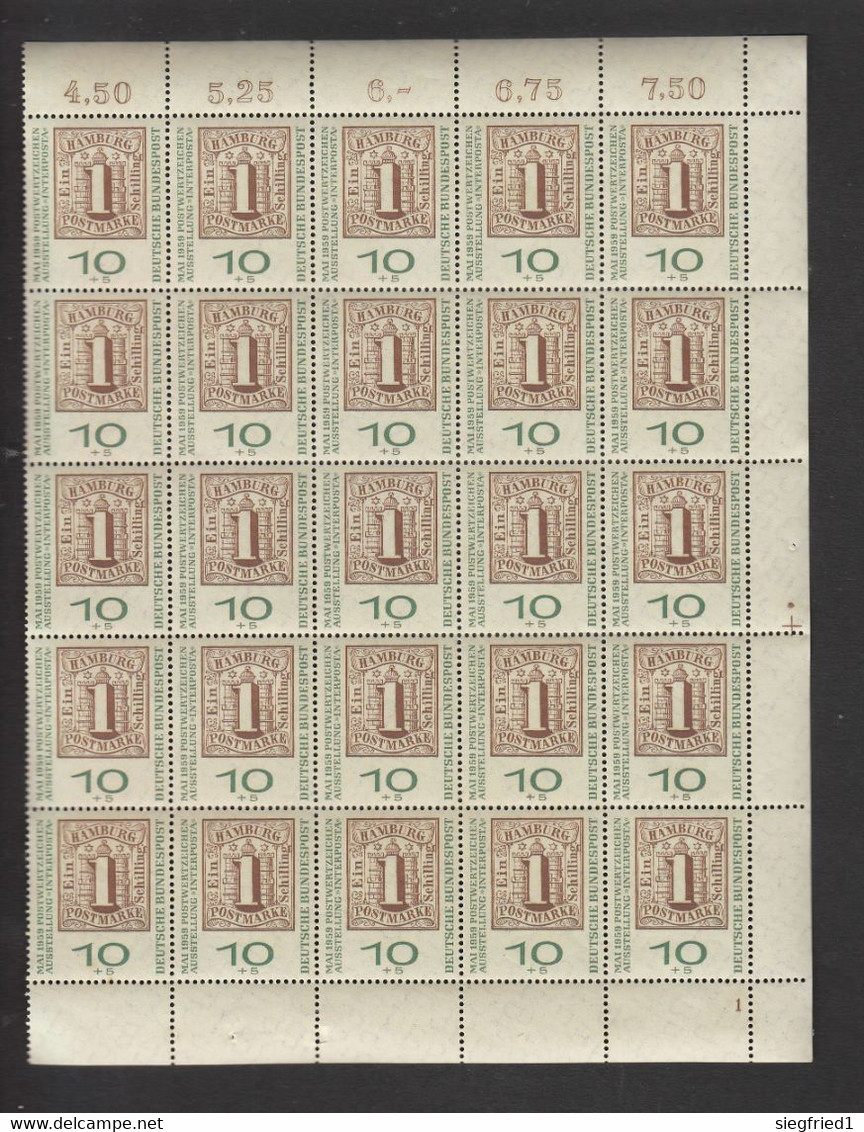 Deutschland BRD **  310b-311b INTERPOSTA Bogenteile Katalog  90,00 - Unused Stamps