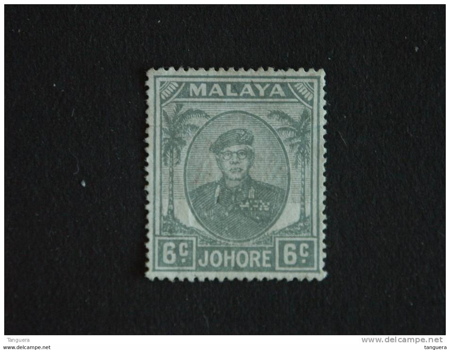 Maleisië Malaya Malaysia Johore 1949-55 Sultan Ibrahim Yv 114 O - Johore