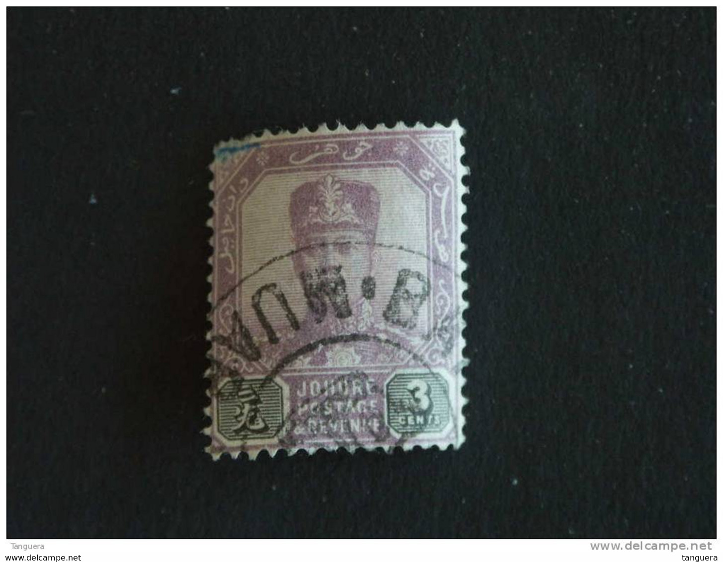 Maleisië Malaya Malaysia Johore 1904-12 Sultan Ibrahim Yv 45 O - Johore