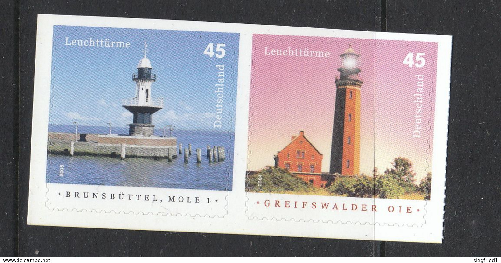 Deutschland BRD **  2478-2479 Leuchttürme Greifswald, Brunsbüttel  Skl - Unused Stamps