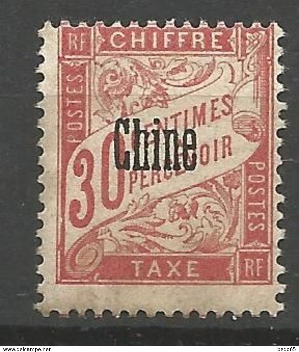 CHINE TAXE N° 5 Gom Coloniale Altéré NEUF ** SANS CHARNIERE  / MNH - Portomarken