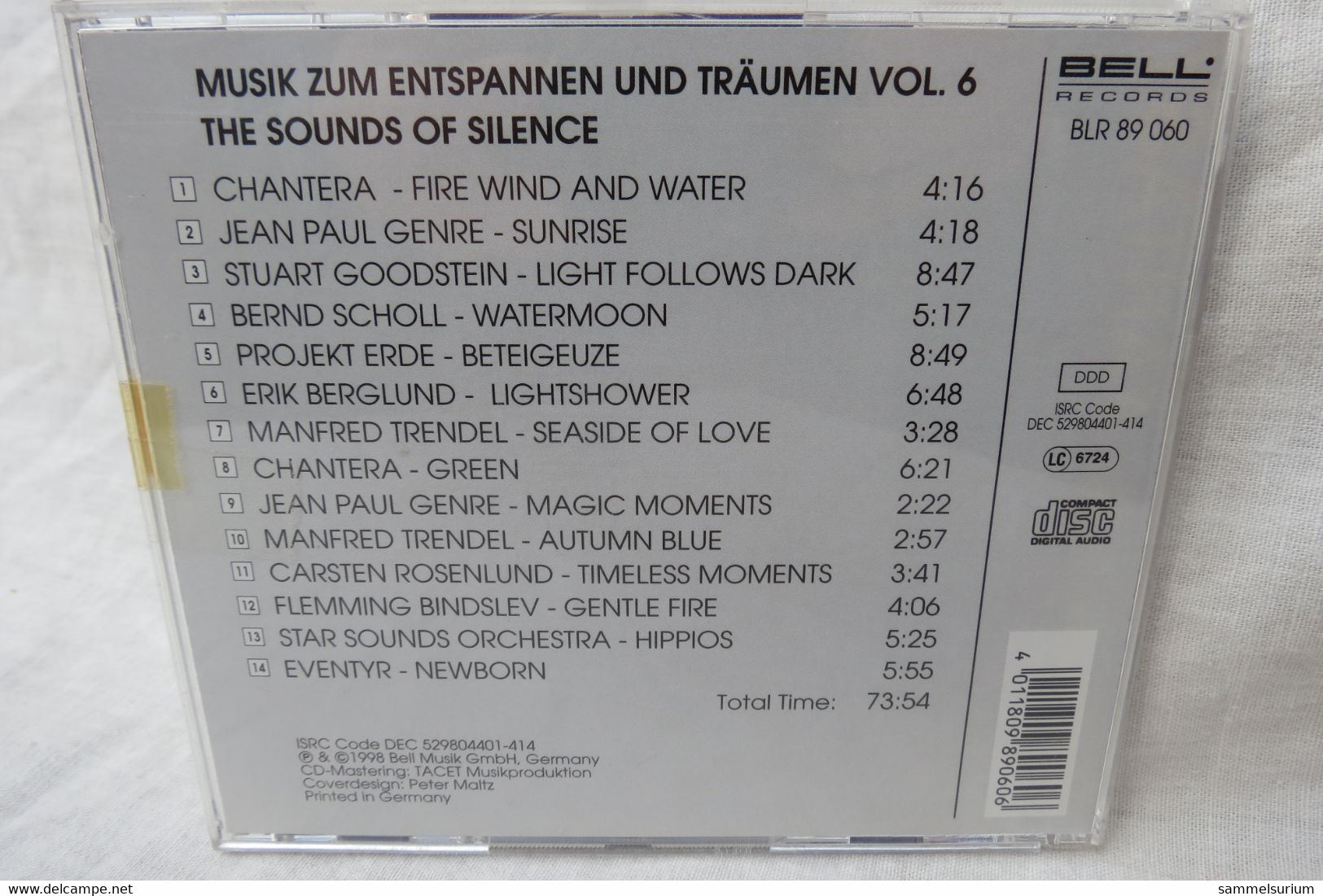 CD "Musik Zum Entspannen Und Träumen" Limited Edition Vol. 6 - Strumentali