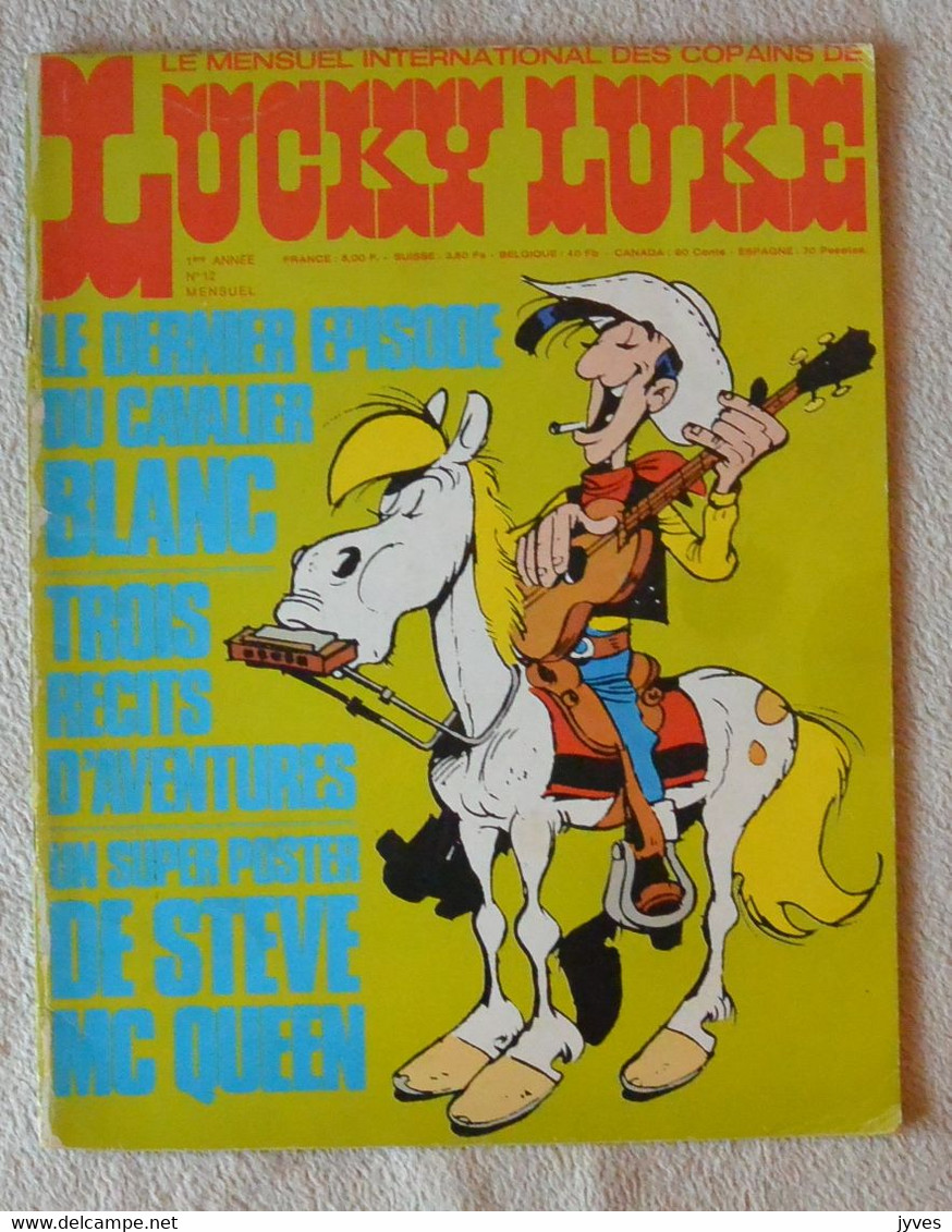 Lucky Luke - Le Mensuel Des Copains De Lucky Luke - N°12 - Lucky Luke