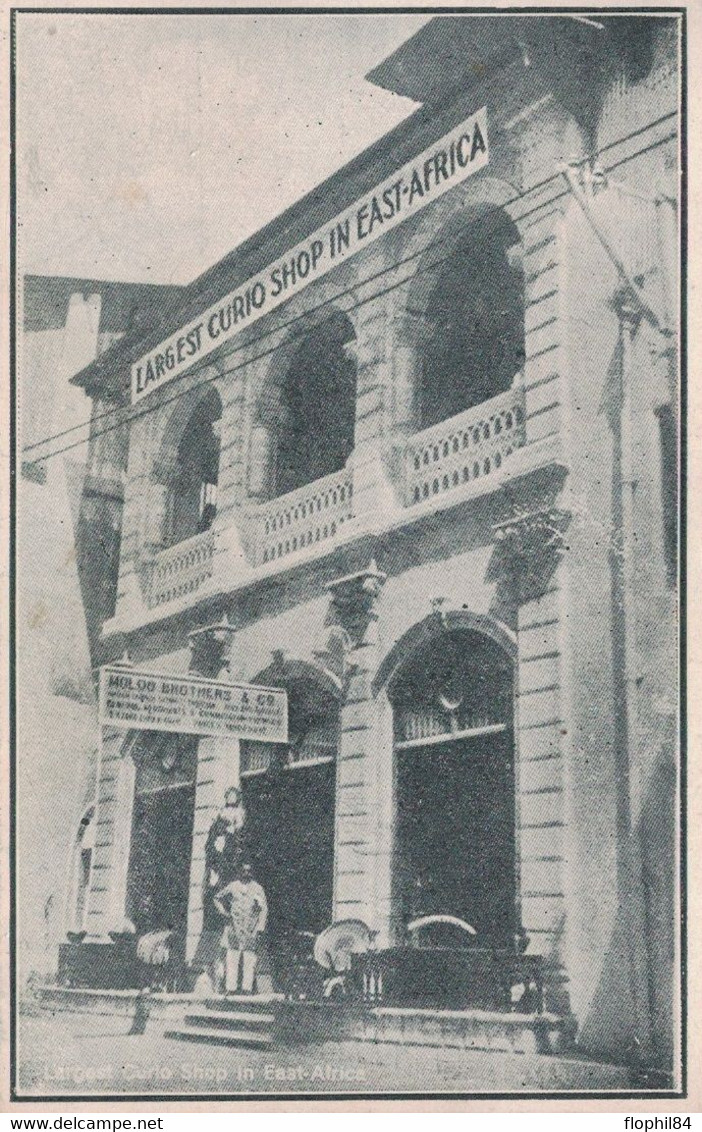 ZANZIBAR - LETTRE RECOMMANDEE AERIENNE - BEL AFFRANCHISSEMENT - POST OFFICE ZANZIBAR /EMPIRE AIR MAIL/ FIRST FLIGHT - AV - Zanzibar (...-1963)