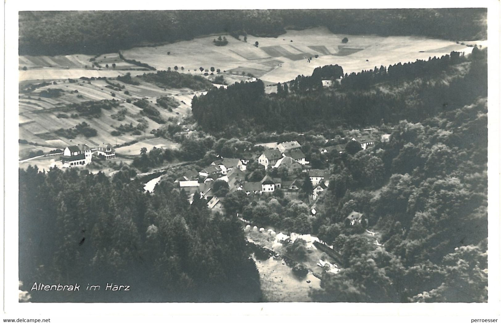 Altenbrak Im Harz, Luftaufnahme. Luftbild. Foto-AK - Altenbrak