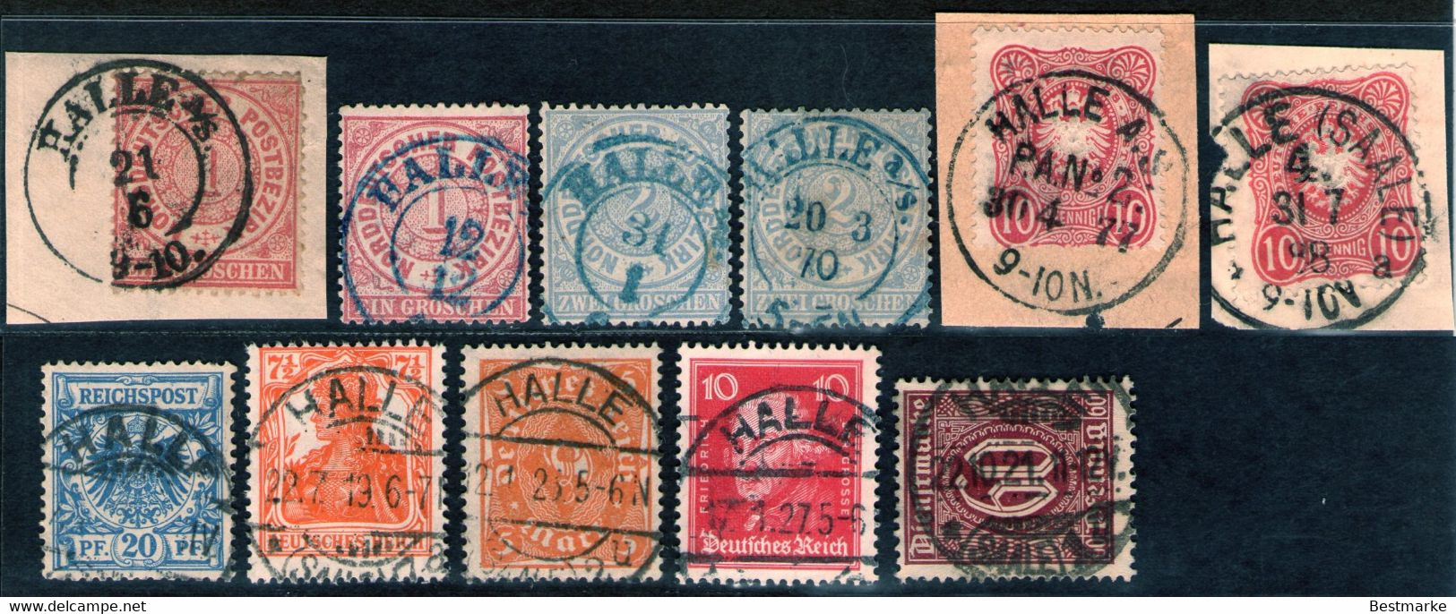 Lot 9234 - Halle A. D. Saale Auf NDP/DR - Pracht/Kabinett - Sammlungen