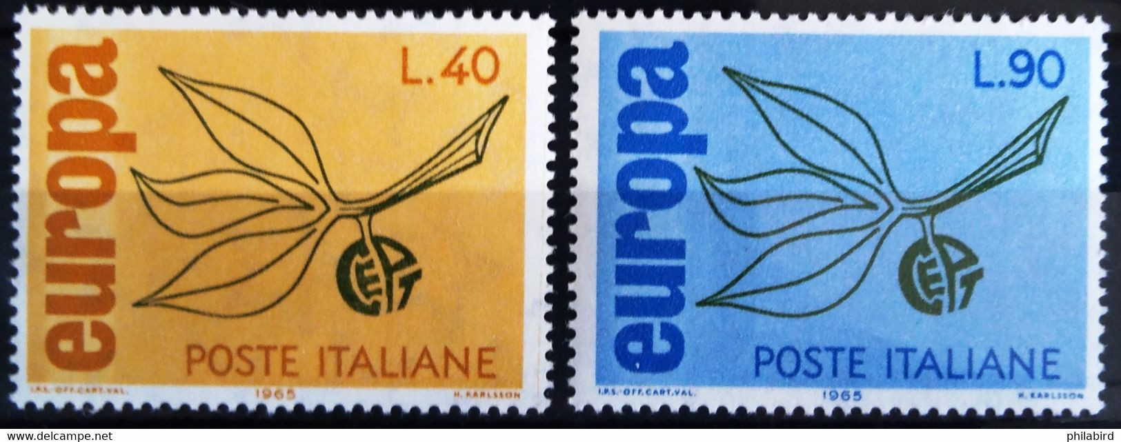 EUROPA 1965 - ITALIE                    N° 928/929                    NEUF* - 1965