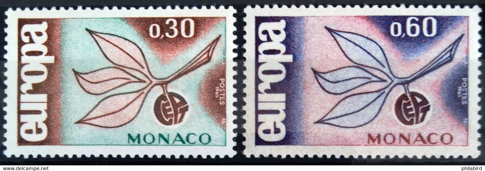 EUROPA 1965 - MONACO                    N° 675/676                    NEUF** - 1965