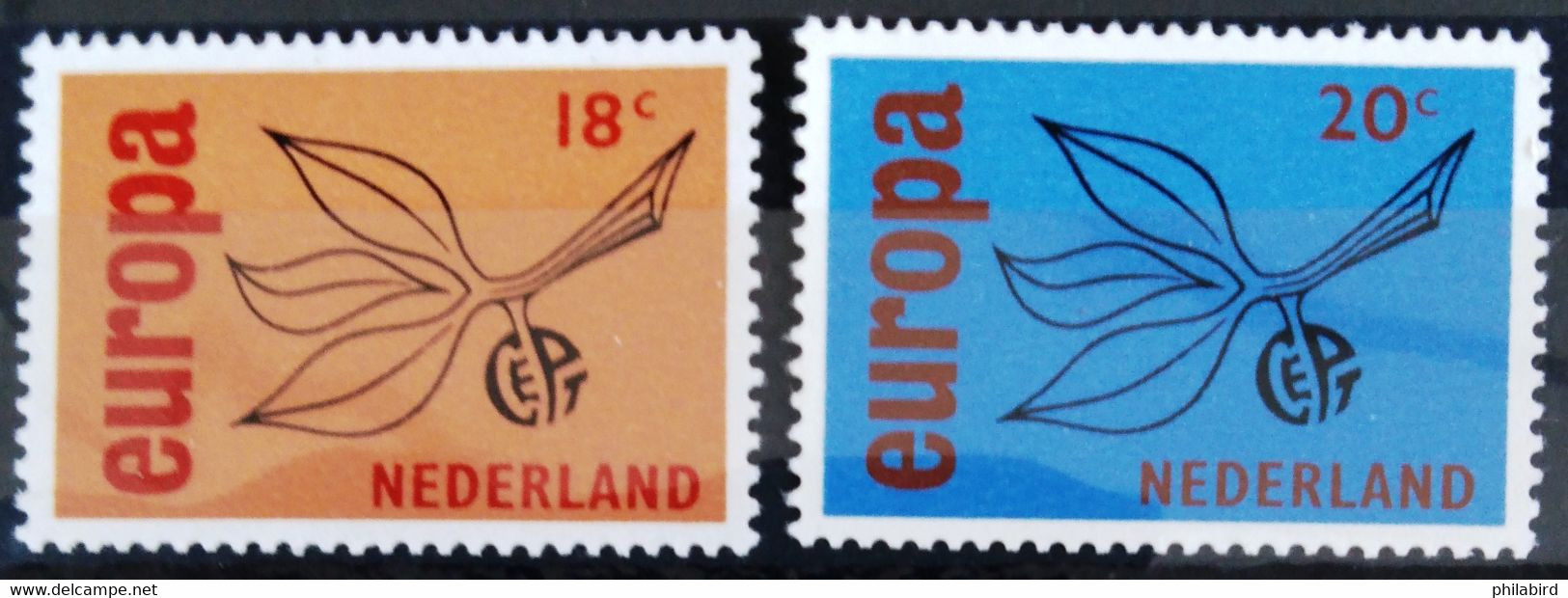 EUROPA 1965 - PAYS-BAS                    N° 822/823                    NEUF** - 1965