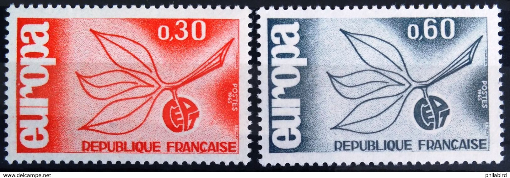 EUROPA 1965 - FRANCE                  N° 1455/1456                    NEUF* - 1965