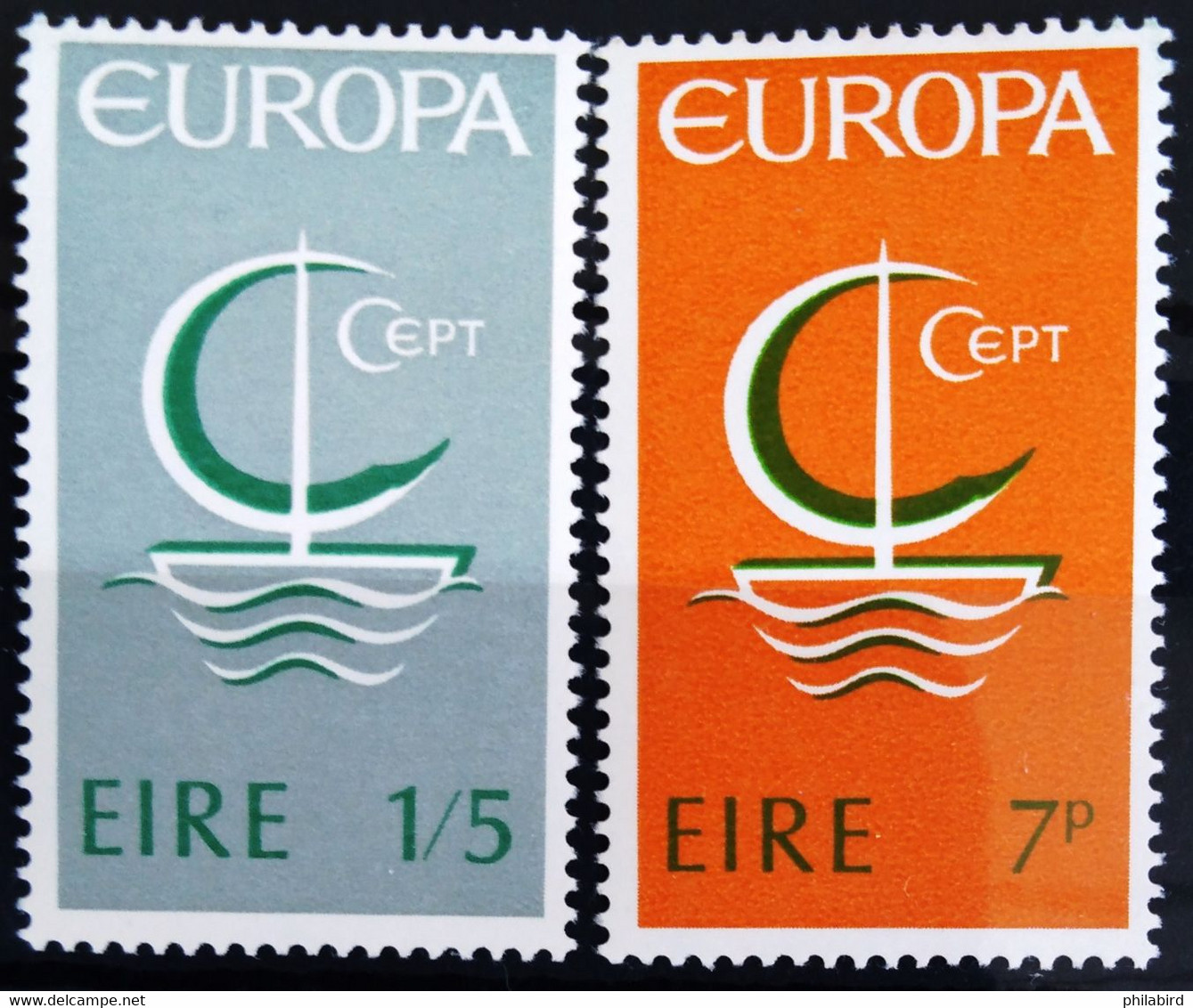 EUROPA 1966 - IRLANDE                  N° 187/188                    NEUF** - 1966