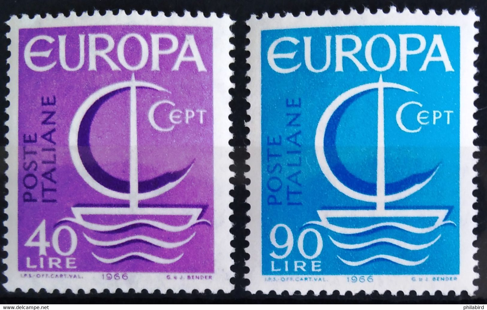 EUROPA 1966 - ITALIE                  N° 955/956                    NEUF** - 1966