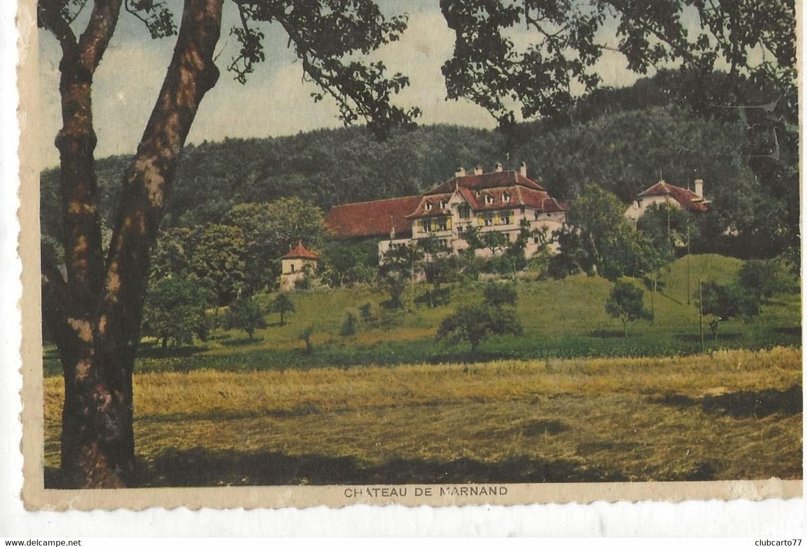 Marnand (Suisse, Vaud) : Le Château En 1948 GF. - Marnand