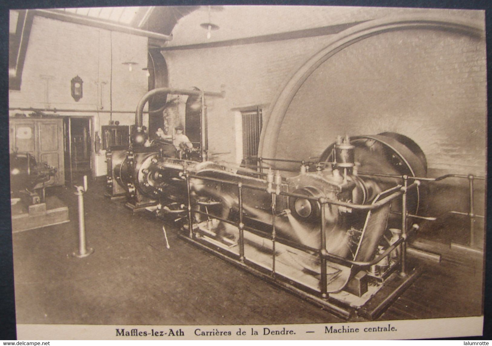 CP. 4184. Maffles-lez-Ath. Carrières De La Dendre. Machine Centrale - Ath