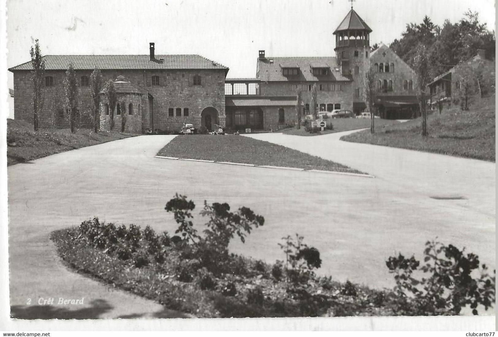 Puidoux (Suisse, Vaud) : Le Crêt-Bérard, "Maison De L’Église Et Du Pays" Prise Du Parking En 1965 GF. - Puidoux