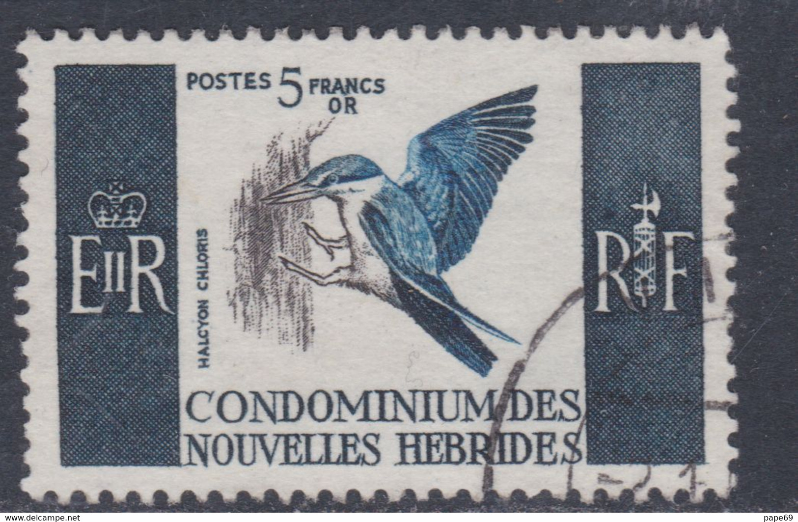Nouvelles Hébrides N° 255 O Série Courante   Légende  Française Oblitération Légère Sinon TB - Used Stamps