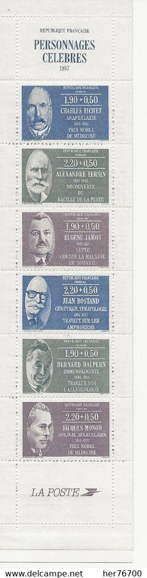 CARNET COMMEMORATIF   PERSONNAGES CELEBRES - Conmemorativos