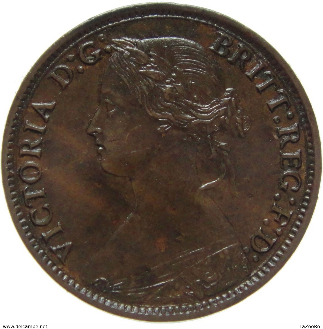 LaZooRo: Great Britain 1 Farthing 1867 XF / UNC - B. 1 Farthing