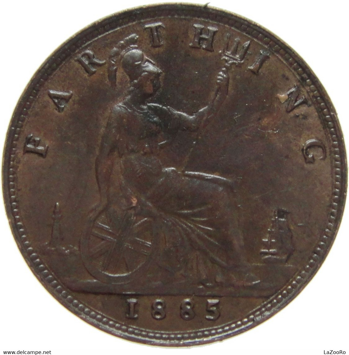 LaZooRo: Great Britain 1 Farthing 1885 XF / UNC - B. 1 Farthing