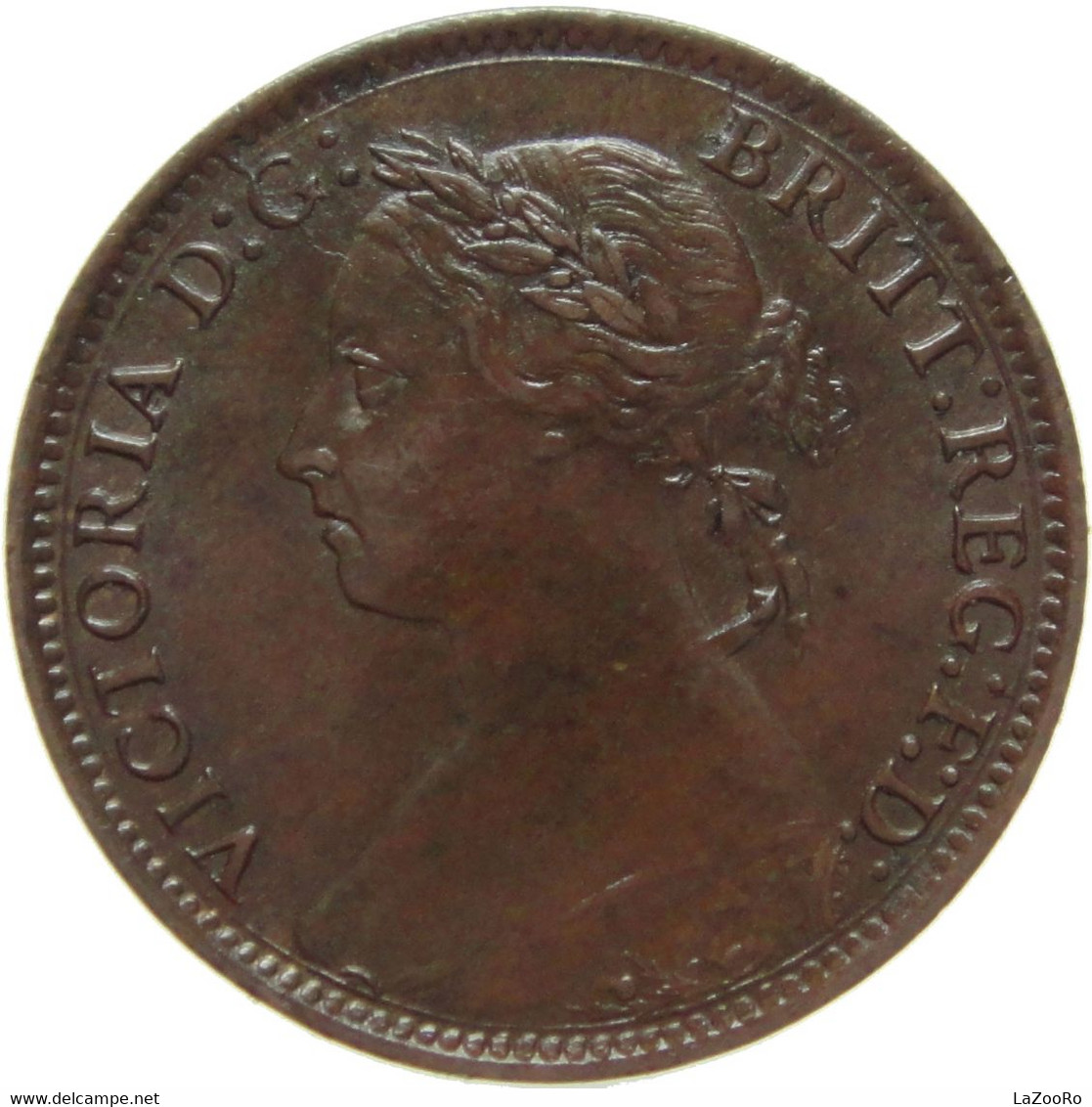 LaZooRo: Great Britain 1 Farthing 1893 UNC - B. 1 Farthing