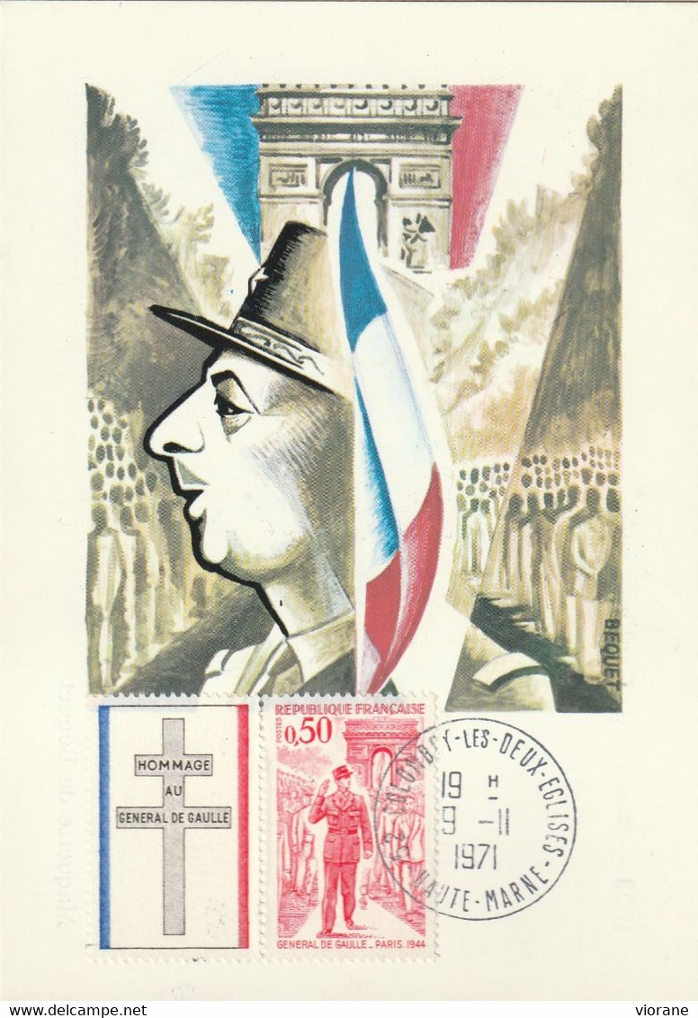 Hommage Au Général De Gaulle 1890-1970 - Paris 1944 - Altri & Non Classificati