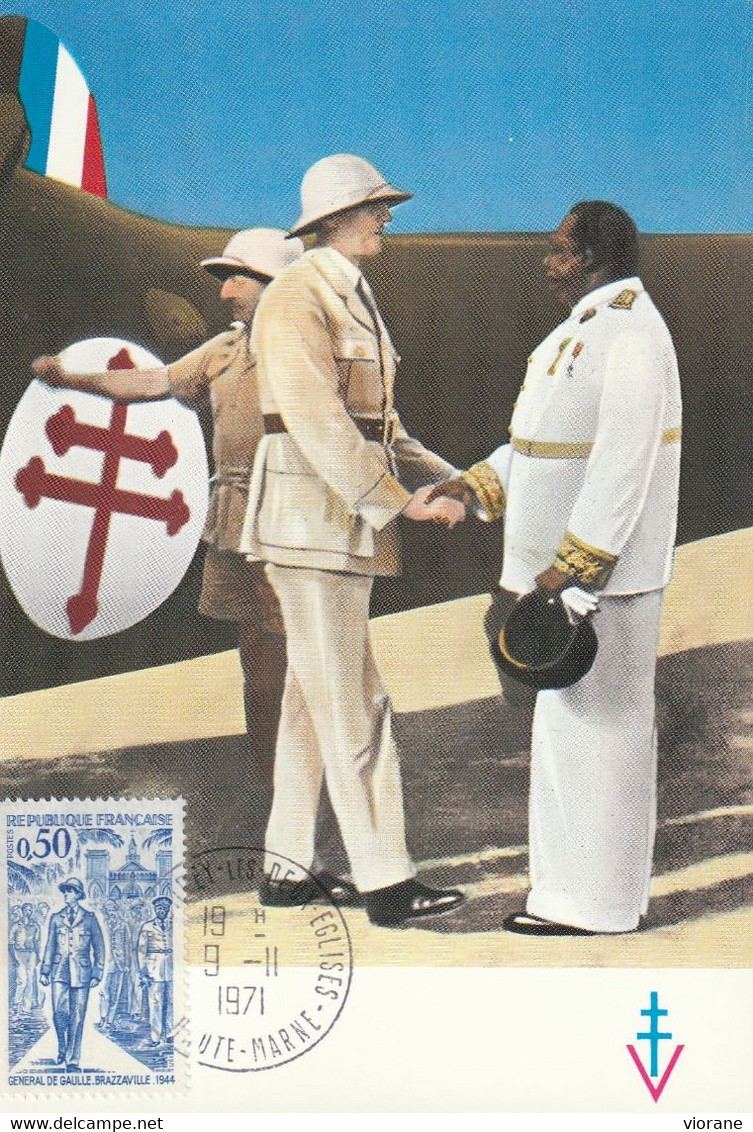 Hommage Au Général De Gaulle 1890-1970 - à Brazzaville - Sonstige & Ohne Zuordnung