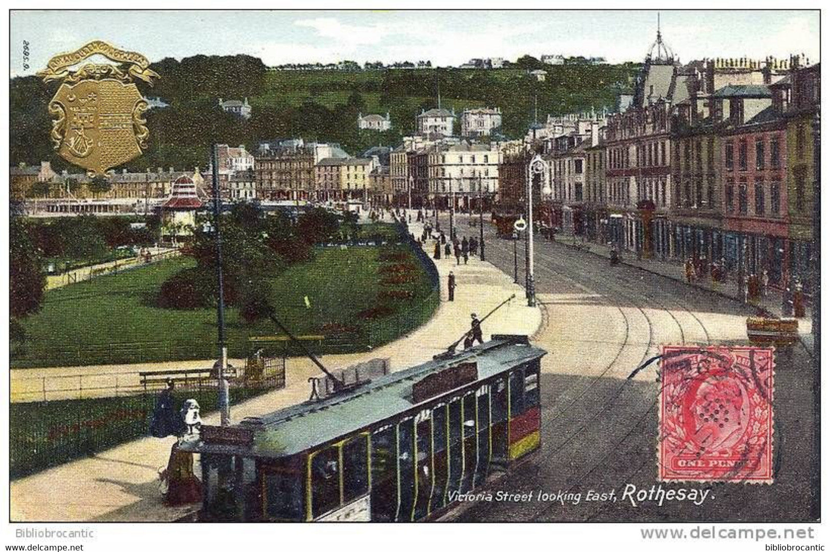 SCOTLAND - ROTHESAY - VICTORIA STREET LOOKING EAST  1905 - Bute