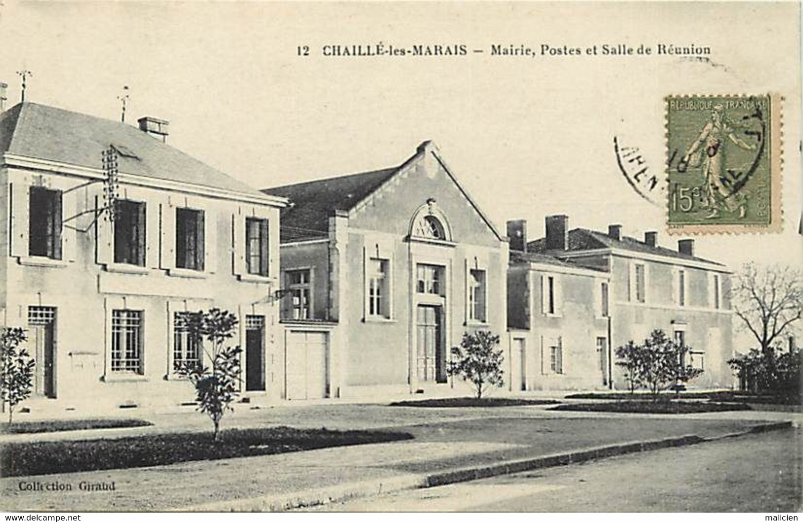 - Vendée - Ref-E1002- Chaillé Les Marais - Mairie - Poste Et Salle De Réunion - - Chaille Les Marais