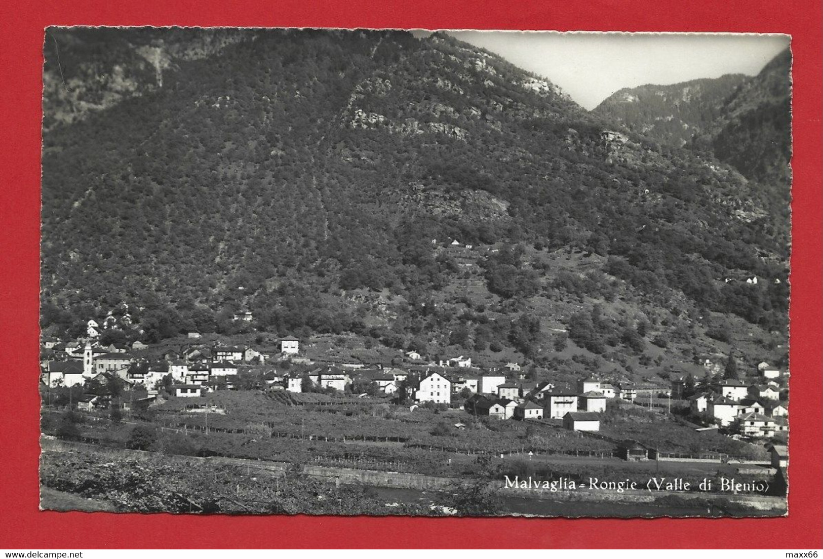 CARTOLINA NV SVIZZERA - MALVAGLIA - Rongie - Valle Di Blenio - 9 X 14 - Blenio