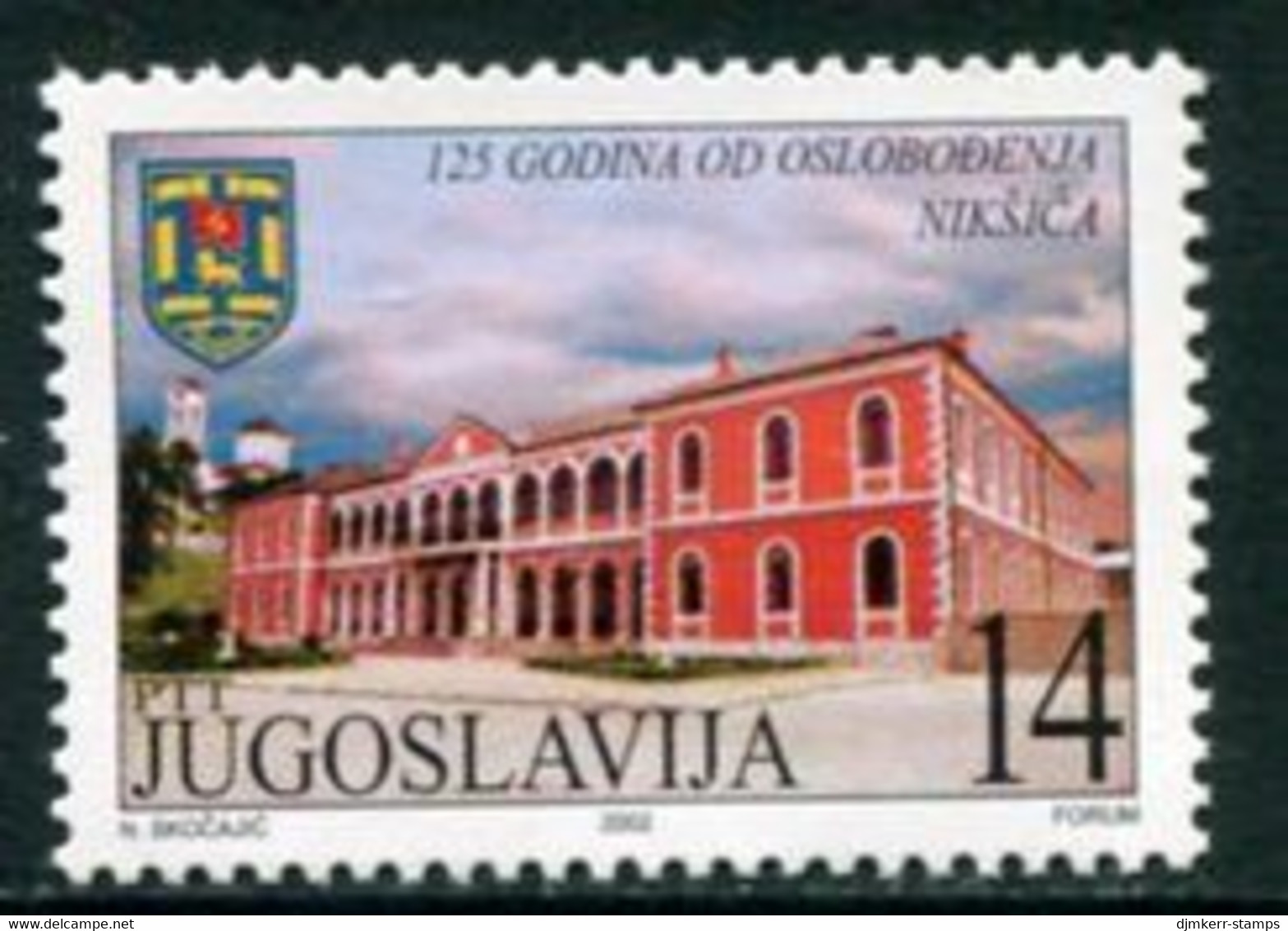 YUGOSLAVIA 2002 Liberation Of Nikšić MNH / **.  Michel 3085 - Unused Stamps