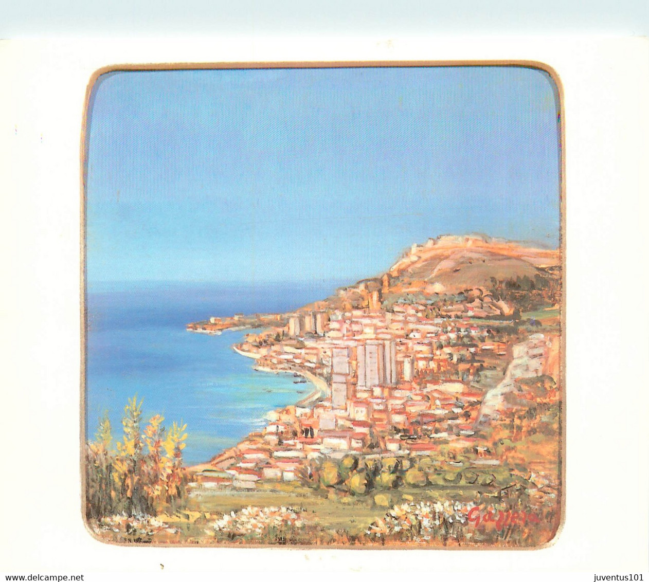 CPSM Monaco-Série Ma Côte D'Azur-Romano Gazzera        L1123 - Colecciones & Lotes