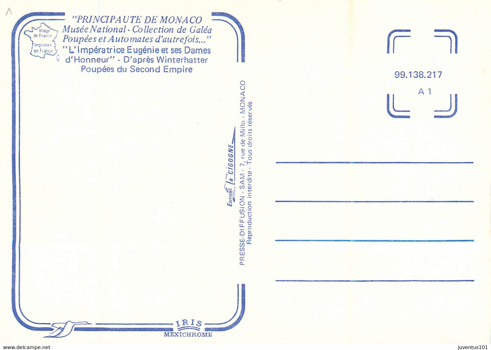 CPSM Monaco-Musée National-Collection De Galéa-Poupées Et Automates D'Autrefois-L'impératrice       L1123 - Verzamelingen